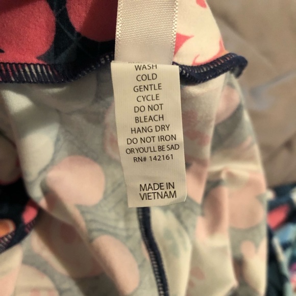 LuLaRoe Leggings Disney Mickey Blue Pink TC NWOT - Picture 6 of 6